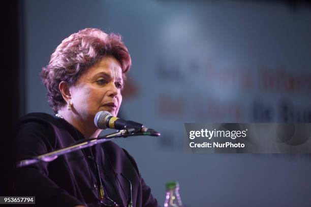 Dilma Rousseff during the Presentation of the book &quot;The truth will win&quot; by Lula da Silva, with the presence of Dilma Rousseff, Ernesto...