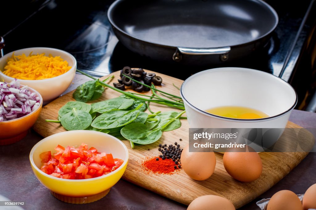 Making The Perfect Low Carb Omelette High-Res Stock Photo - Getty Images