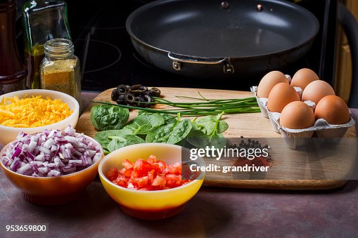 Making The Perfect Low Carb Omelette High-Res Stock Photo - Getty Images