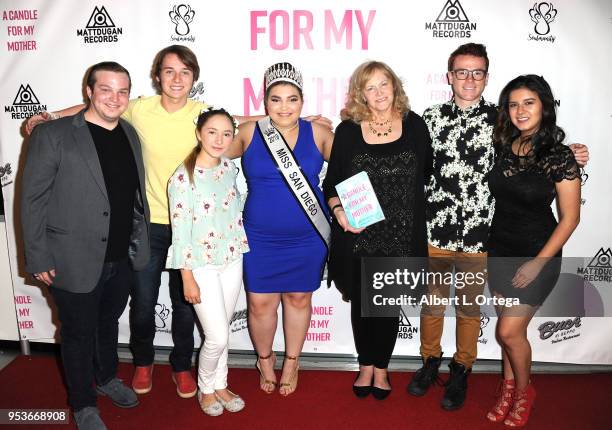 Dustynn Cerney, CJ Valleroy, Zoe Etzweiler, Kiana Lyz Rivera, Pamela L. Newton, Justin Tinucci and Amber Romero arrive for a luncheon in honor of...