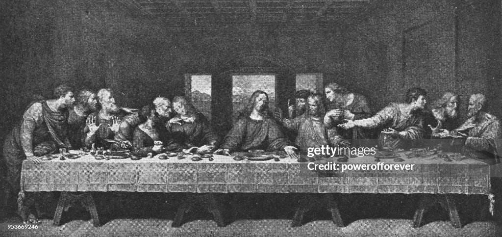 The Last Supper by Leonardo da Vinci - 19th Century