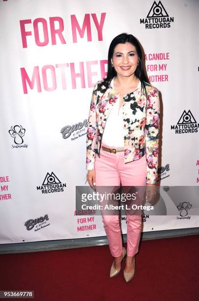 Actress Celeste Thorson arrives for a luncheon in honor of Mother's Day for the release of Pamela L. Newton's "A Candle For My Mother" held at Los...