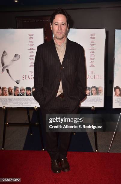 Actor Rob Morrow attends the premiere of Sony Pictures Classics' "The Seagull" at The Writers Guild Theater on May 1, 2018 in Beverly Hills,...