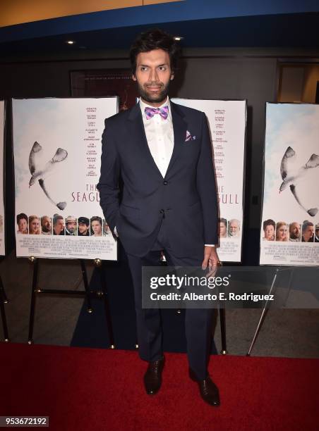 Author Jeetendr Sehdev attends the premiere of Sony Pictures Classics' "The Seagull" at The Writers Guild Theater on May 1, 2018 in Beverly Hills,...