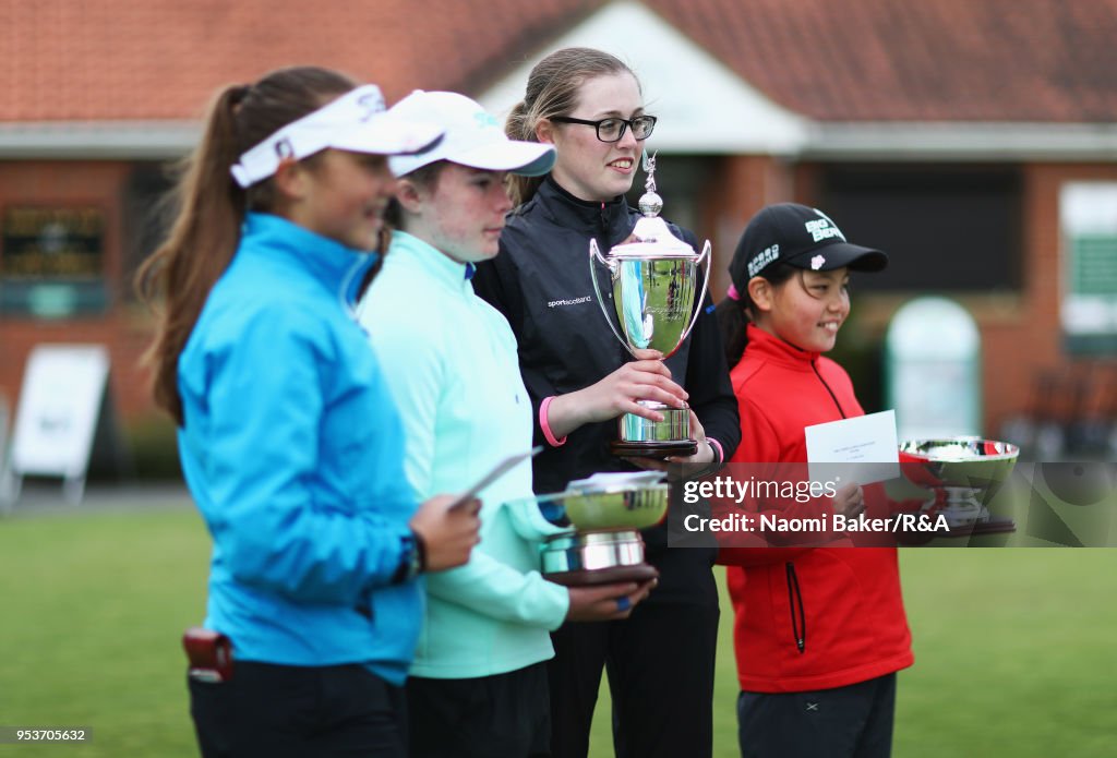 Girls' U16 Open Championship - Day Three