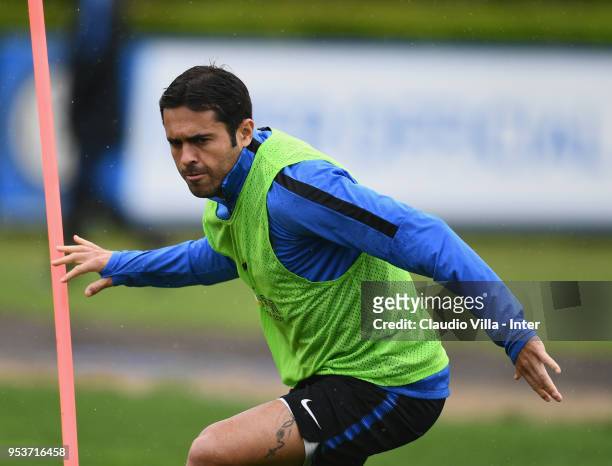 Citadin Martins Eder of FC Internazionale in action during the FC Internazionale training session at the club's training ground Suning Training...