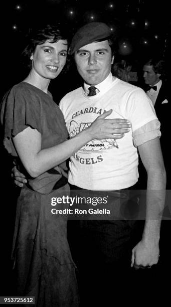 Lisa Sliwa and Curtis Sliwa attend Studio 54 Gala Re-Opening on October 9, 1984 at Studio 54 in New York City.