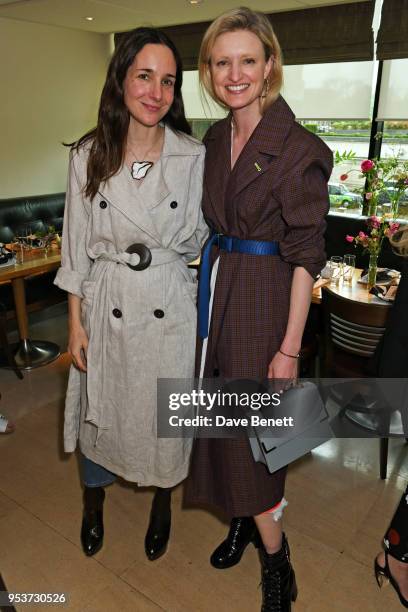 Serafina Sama and Candice Lake attend an exclusive lunch at Nobu hosted by Serafina Sama celebrating the Isa Arfen Spring/Summer 2018 pop up at...