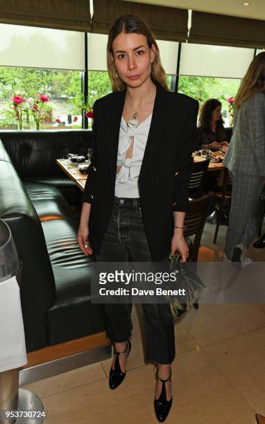 Irina Lakicevic attends an exclusive lunch at Nobu hosted by Serafina Sama celebrating the Isa Arfen Spring/Summer 2018 pop up at Liberty on May 2,...