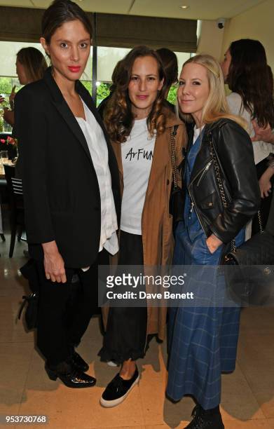 Quentin Jones, Charlotte Dellal and Alice Naylor-Leyland attend an exclusive lunch at Nobu hosted by Serafina Sama celebrating the Isa Arfen...