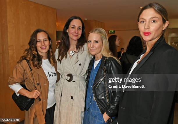 Charlotte Dellal, Serafina Sama, Alice Naylor-Leyland and Quentin Jones attend an exclusive lunch at Nobu hosted by Serafina Sama celebrating the Isa...