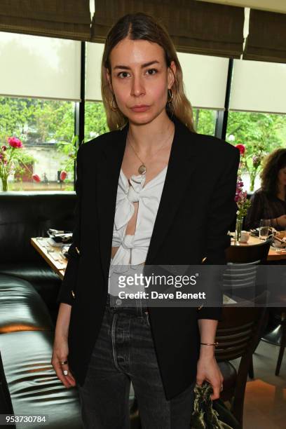 Irina Lakicevic attends an exclusive lunch at Nobu hosted by Serafina Sama celebrating the Isa Arfen Spring/Summer 2018 pop up at Liberty on May 2,...
