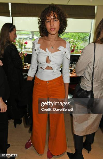 Phoebe Collings-James attends an exclusive lunch at Nobu hosted by Serafina Sama celebrating the Isa Arfen Spring/Summer 2018 pop up at Liberty on...