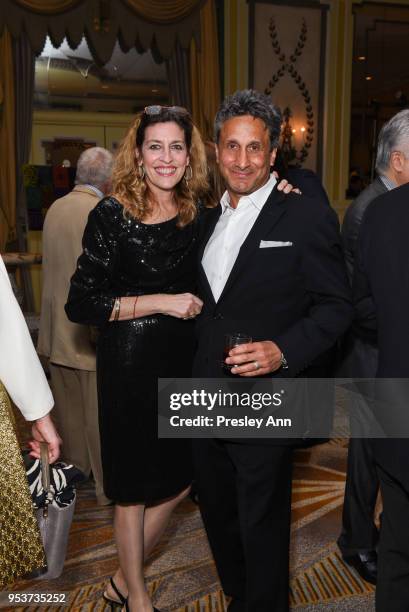 Kim Amzallag and Marc Bennett attend American Friends Of Soroka 6th Annual Gala Benefit Dinner on May 1, 2018 in New York City.