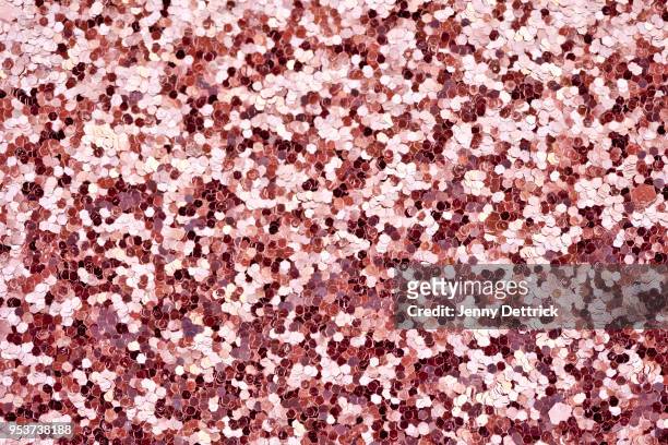 rose gold glitter - red gold party stock pictures, royalty-free photos & images