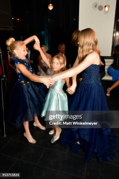 Los Angeles, CA Alyvia Alyn Lind, Payton Lepinski and Hanna Nordberg attend the Premiere of Lionsgate and Pantelion Film's "Overboard" After Party at...