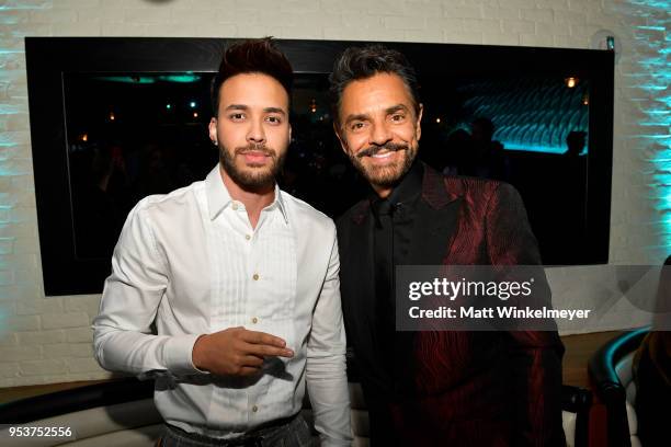 Los Angeles, CA Prince Royce and Eugenio Derbez attend the Premiere of Lionsgate and Pantelion Film's "Overboard" After Party at Regency Village...