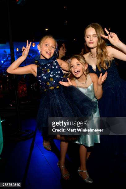 Los Angeles, CA Alyvia Alyn Lind, Payton Lepinski and Hanna Nordberg attend the Premiere of Lionsgate and Pantelion Film's "Overboard" After Party at...
