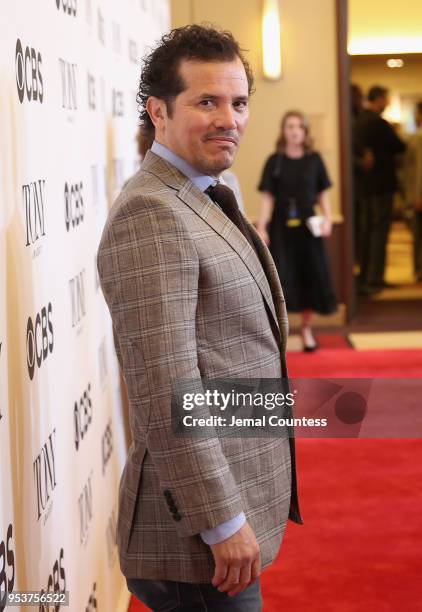 John Leguizamo attends the 2018 Tony Awards Meet The Nominees Press Junket on May 2, 2018 in New York City.