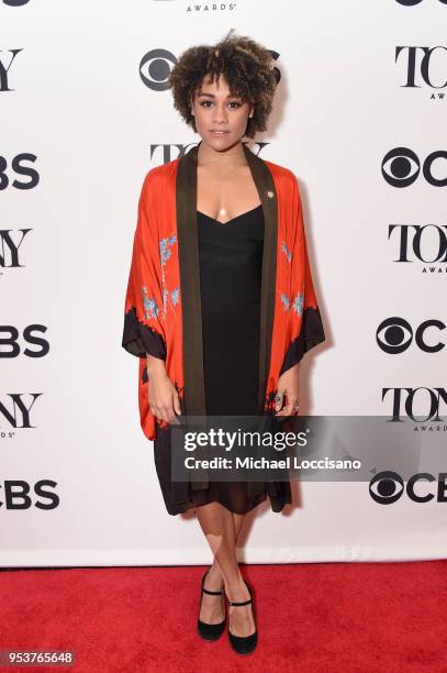 Ariana DeBose attends the 2018 Tony Awards Meet The Nominees Press Junket on May 2, 2018 in New York City.