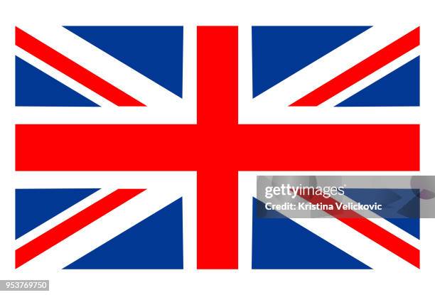 great britain flag - british flag stock illustrations