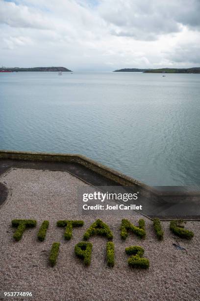 titanic memorial garden in cobh, ireland - cobh titanic stock pictures, royalty-free photos & images