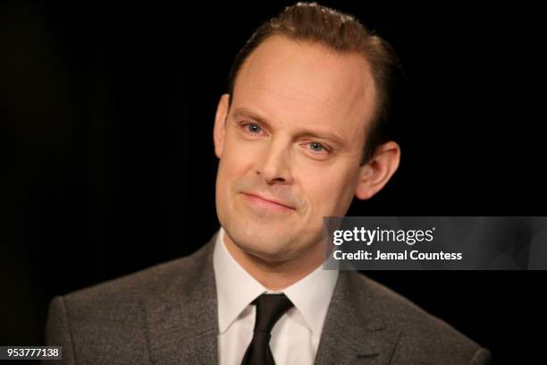 Harry Hadden-Paton attends the 2018 Tony Awards Meet The Nominees Press Junket on May 2, 2018 in New York City.