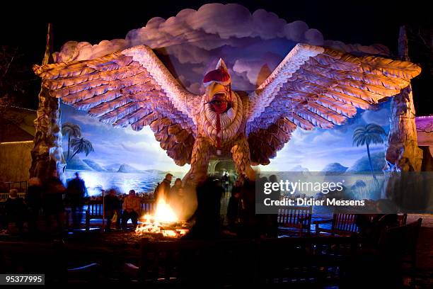 Bird Rok at Efteling theme park on December 25, 2009 in Kaatsheuvel, Netherlands.