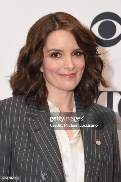 Tina Fey attends the 2018 Tony Awards Meet The Nominees Press Junket on May 2, 2018 in New York City.