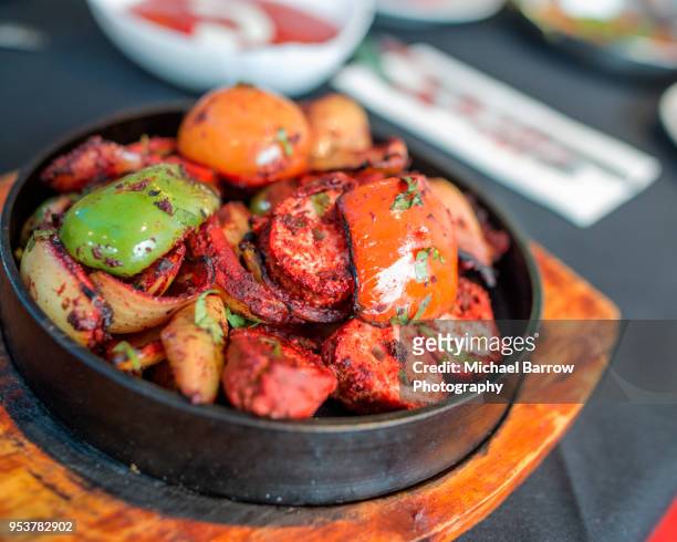 indian food - chicken tandoori stock pictures, royalty-free photos & images