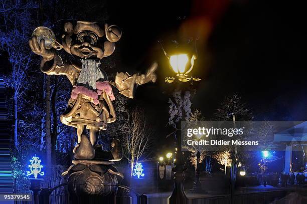 Statue of Pardoes at Efteling theme park on December 25, 2009 in Kaatsheuvel, Netherlands.