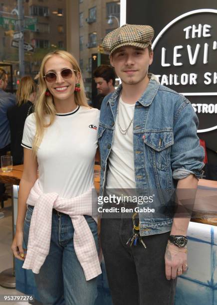 Harley Viera-Newton and Brooklyn Beckham attends Levi's Tailor Shop Launch Event At Nordstrom Men's Store NYC Hosted By Brooklyn Beckham on May 1,...