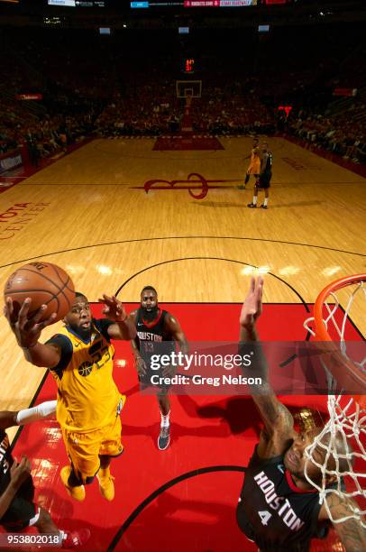 Utah Jazz Royce O'Neale in action vs Houston Rockets at Toyota Center. Game 1. Houston, TX 4/29/2018 CREDIT: Greg Nelson