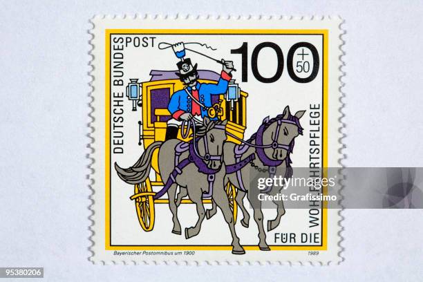 ilustraciones, imágenes clip art, dibujos animados e iconos de stock de primer plano de alemania después de la firma - matasellos