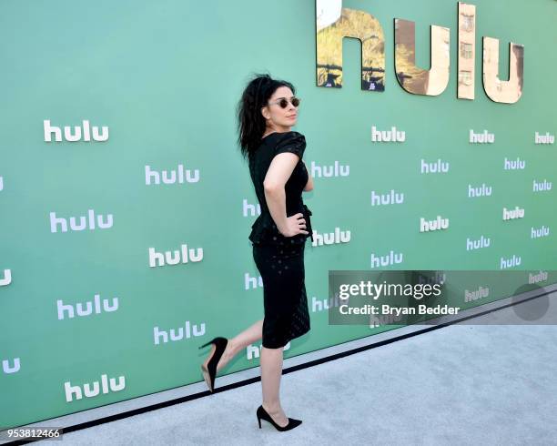 Sarah Silverman attends the Hulu Upfront 2018 Brunch at La Sirena on May 2, 2018 in New York City.