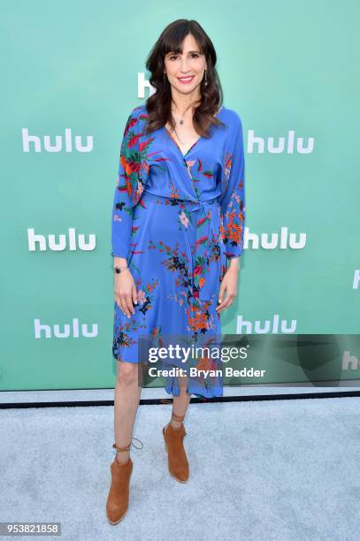 Michaela Watkins attends the Hulu Upfront 2018 Brunch at La Sirena on May 2, 2018 in New York City.