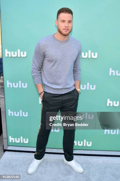 Blake Griffin attends the Hulu Upfront 2018 Brunch at La Sirena on May 2, 2018 in New York City.