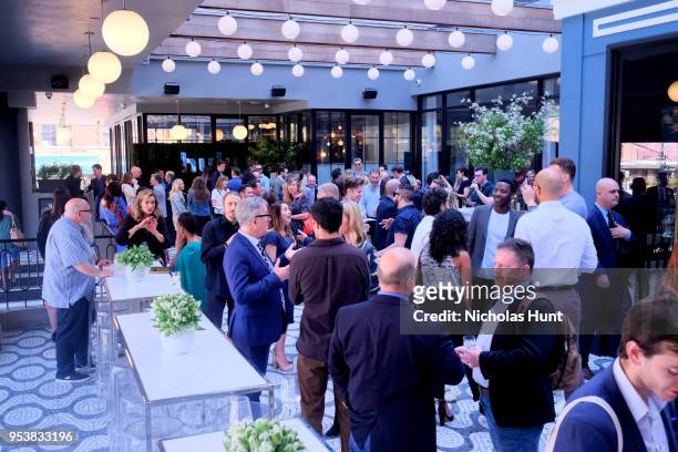 View of the venue during the Hulu Upfront 2018 Brunch at La Sirena on May 2, 2018 in New York City.