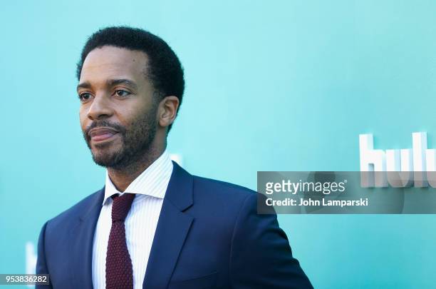 Andre Holland attends 2018 Hulu Upfront at La Sirena on May 2, 2018 in New York City.