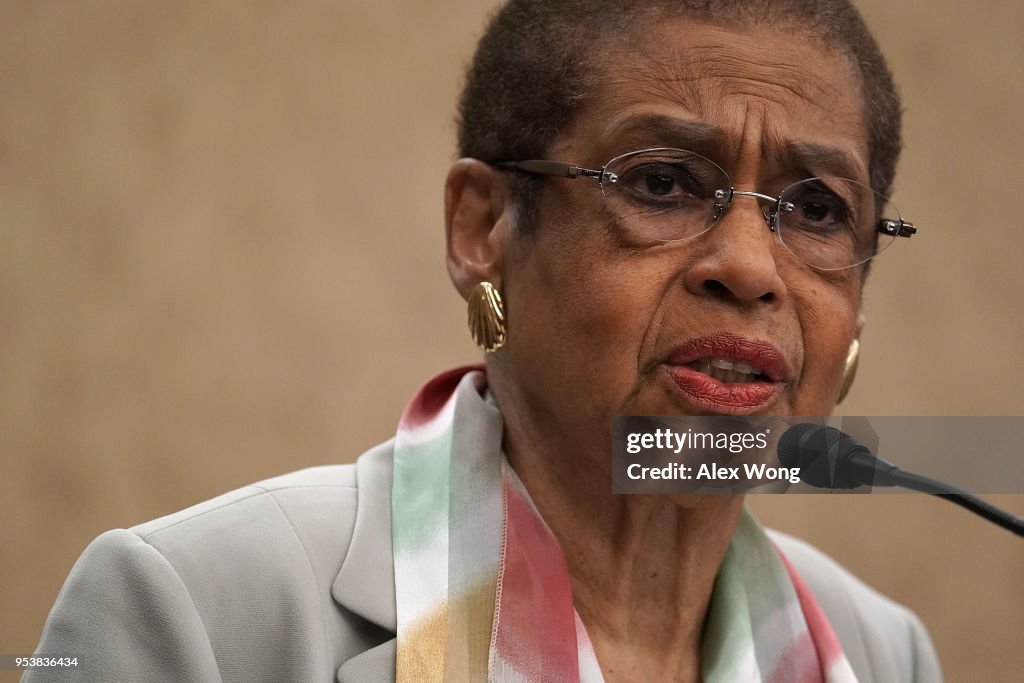 D.C. Mayor Muriel Bowser And Del. Eleanor Holmes Norton (D-DC) Hold News Conference On Protecting DC Local Laws