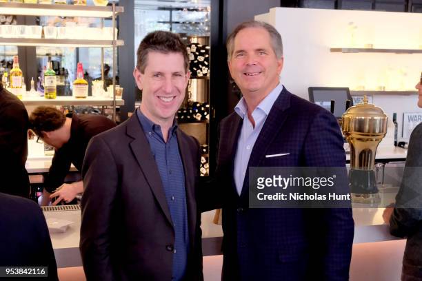 Craig Erwich and Chief Executive Officer Randy Freer attend the Hulu Upfront 2018 Brunch at La Sirena on May 2, 2018 in New York City.