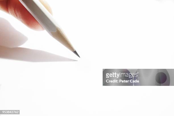 close up pencil - beginnings stock pictures, royalty-free photos & images
