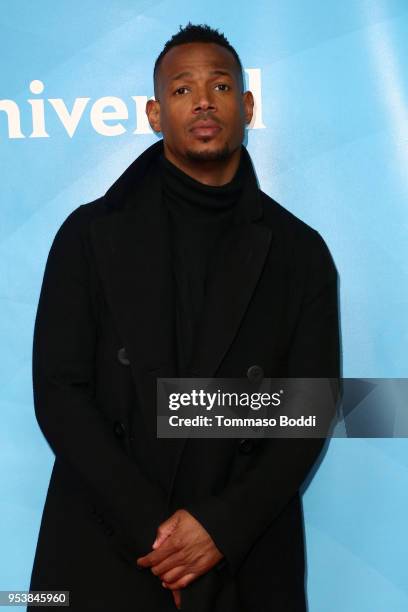 Marlon Wayans attends the NBCUniversal Summer Press Day 2018 at Universal Studios Backlot on May 2, 2018 in Universal City, California.