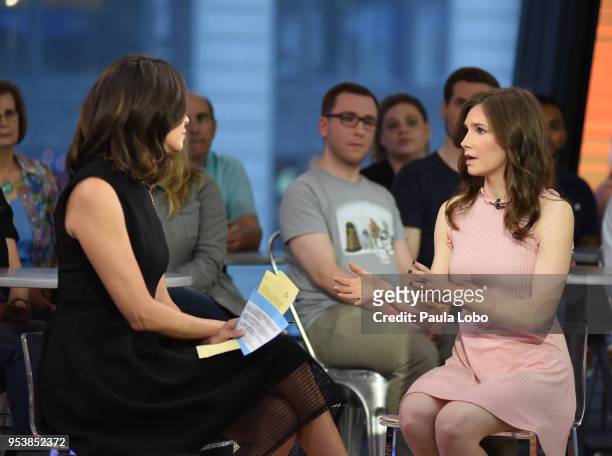 Cecilia Vega interviews Amanda Knox on "Good Morning America," Wednesday, May 2 airing on the Walt Disney Television via Getty Images Television...