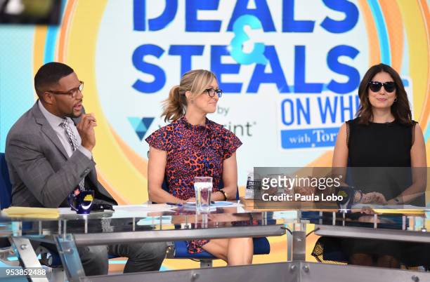 Coverage of "Good Morning America," Wednesday, May 2 airing on the Walt Disney Television via Getty Images Television Network. MICHAEL STRAHAN, LARA...