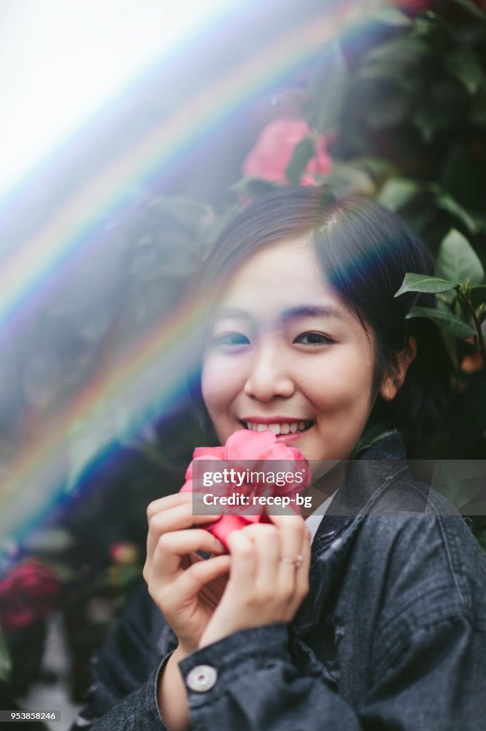 Portrait of youngJapanese woman