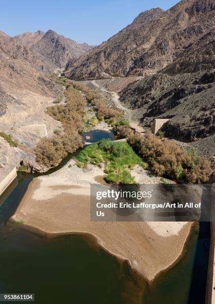 Wadi najran and the sarawat mountains, Najran Province, Najran, Saudi Arabia on January 20, 2010 in Najran, Saudi Arabia.