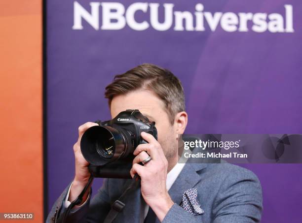 Chris Hardwick attends NBCUniversal Summer Press Day 2018 held at Universal Studios Backlot on May 2, 2018 in Universal City, California.