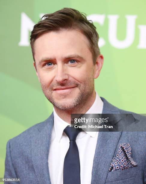 Chris Hardwick attends NBCUniversal Summer Press Day 2018 held at Universal Studios Backlot on May 2, 2018 in Universal City, California.
