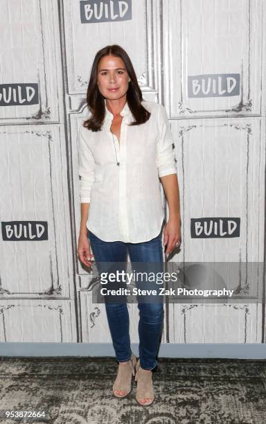 Actress Maura Tierney visits Build Series to discuss "Anything" at Build Studio on May 2, 2018 in New York City.